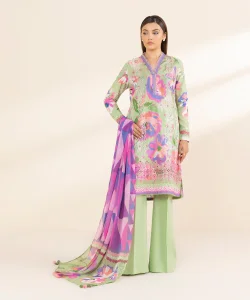 Sapphire 3-Piece - Embroidered Lawn Suit